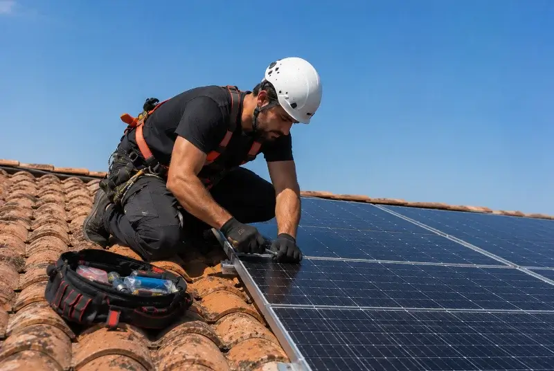 Maintenance et monitoring de panneaux solaires à Cabestany