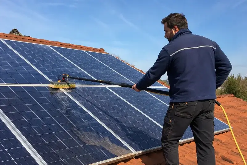 Nettoyage et entretien de panneaux solaires à Cabestany